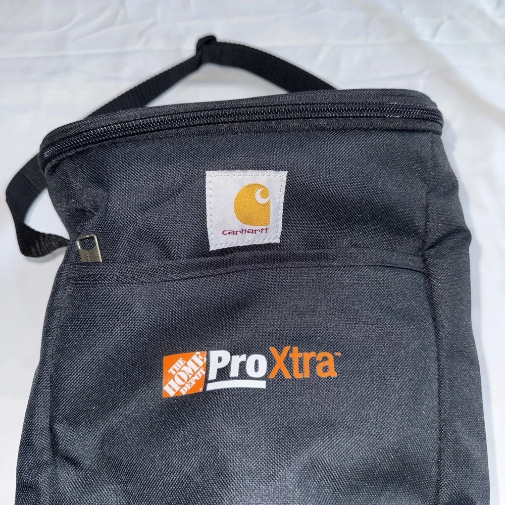 Carhartt Lunch Bag Fully Insulated Two Compartment Lunch Cooler Black